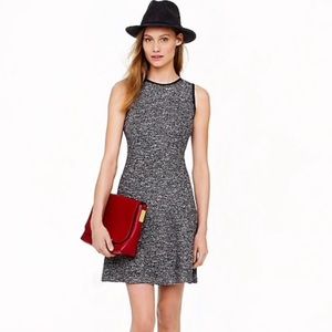 J Crew tweed flare dress